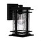 Quoizel McAlister 1-Light Earth Black Outdoor Wall Lantern MCL8405EK - alternate 1